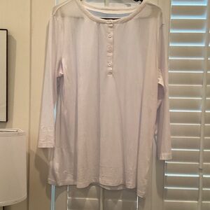 Amazon Women's White Long Sleeve Top